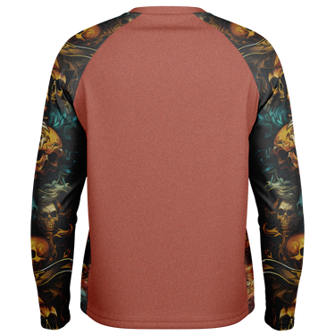 Chokefish™ Long Sleeve Every Day All Weather Skulls Shirt Men's-002